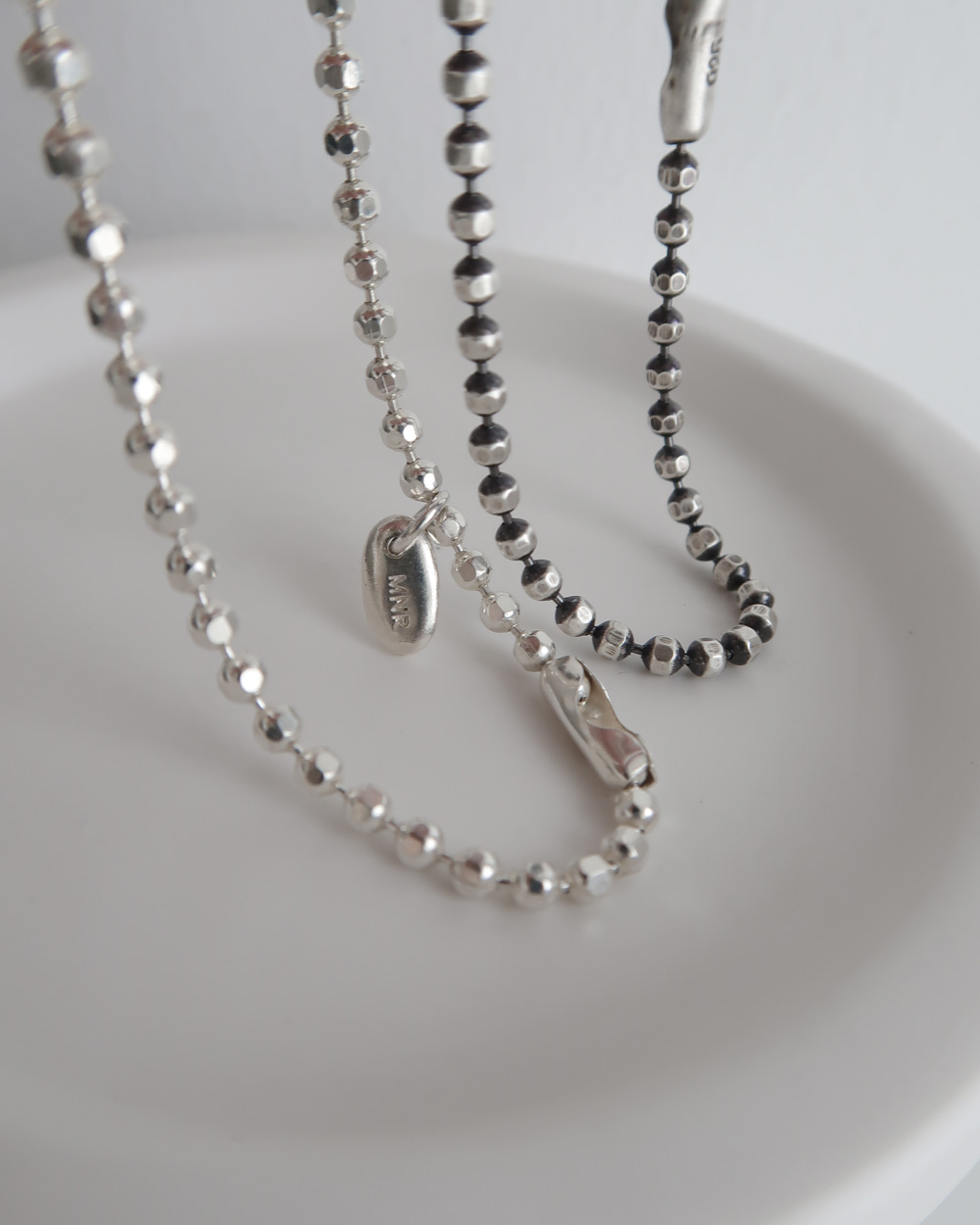 Silver beads Bracelet (2 color)