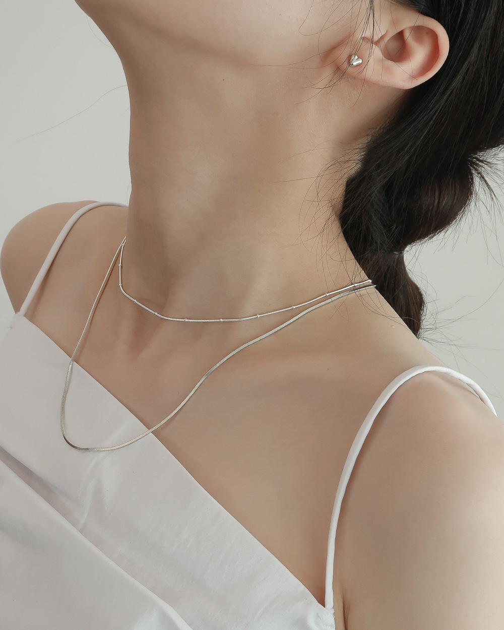 Square snake chain Necklace